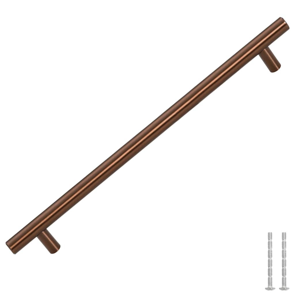 skabshåndtag 5 stk. 224 mm rustfrit stål bronzefarvet
