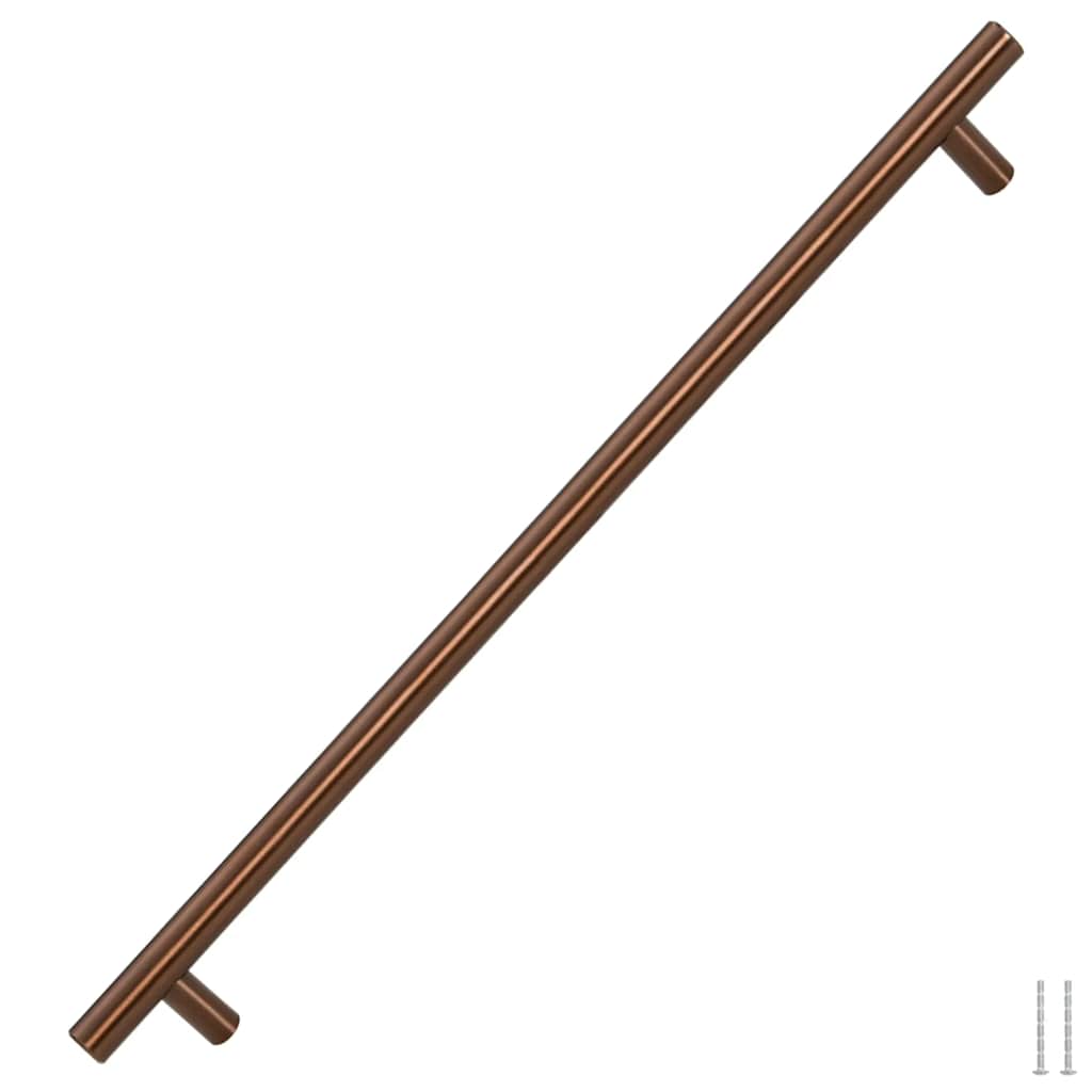 skabshåndtag 5 stk. 480 mm rustfrit stål bronzefarvet