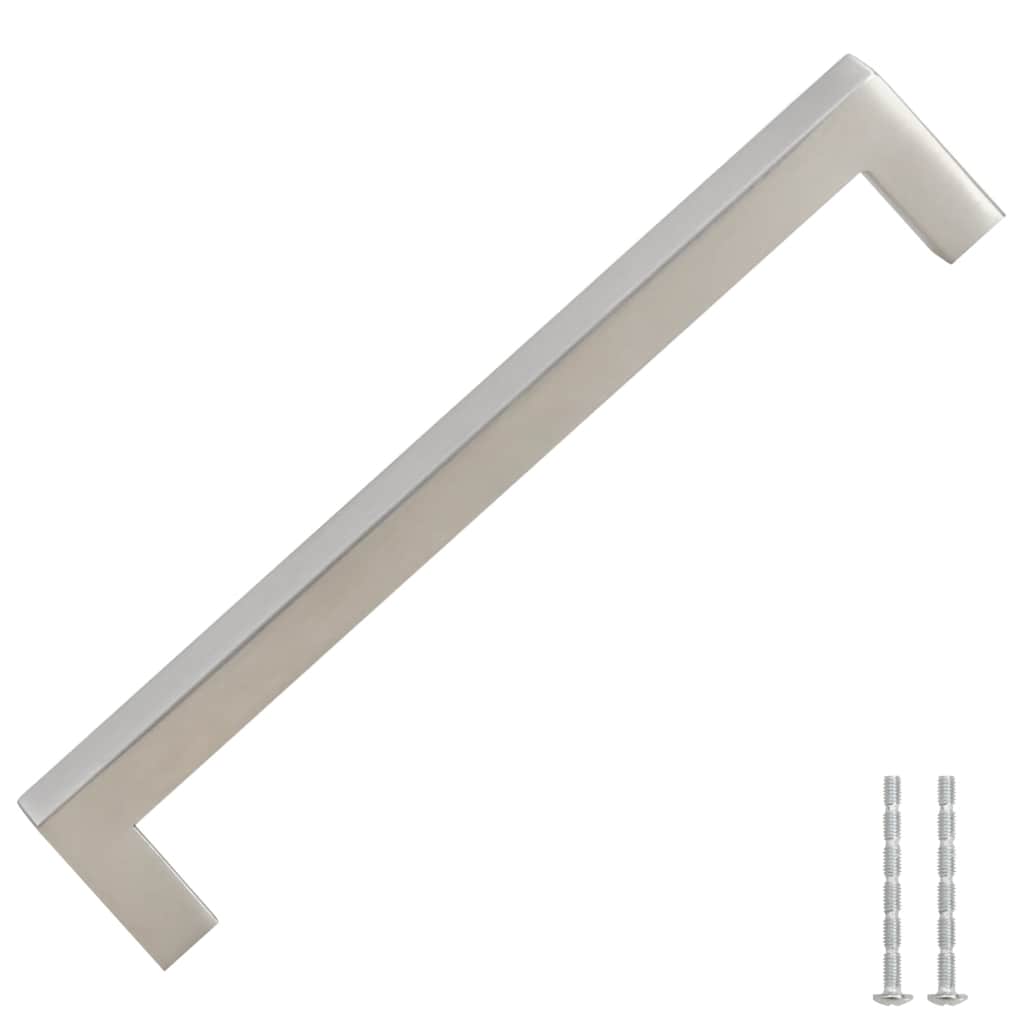 skabshåndtag 10 stk. 160 mm rustfrit stål sølvfarvet