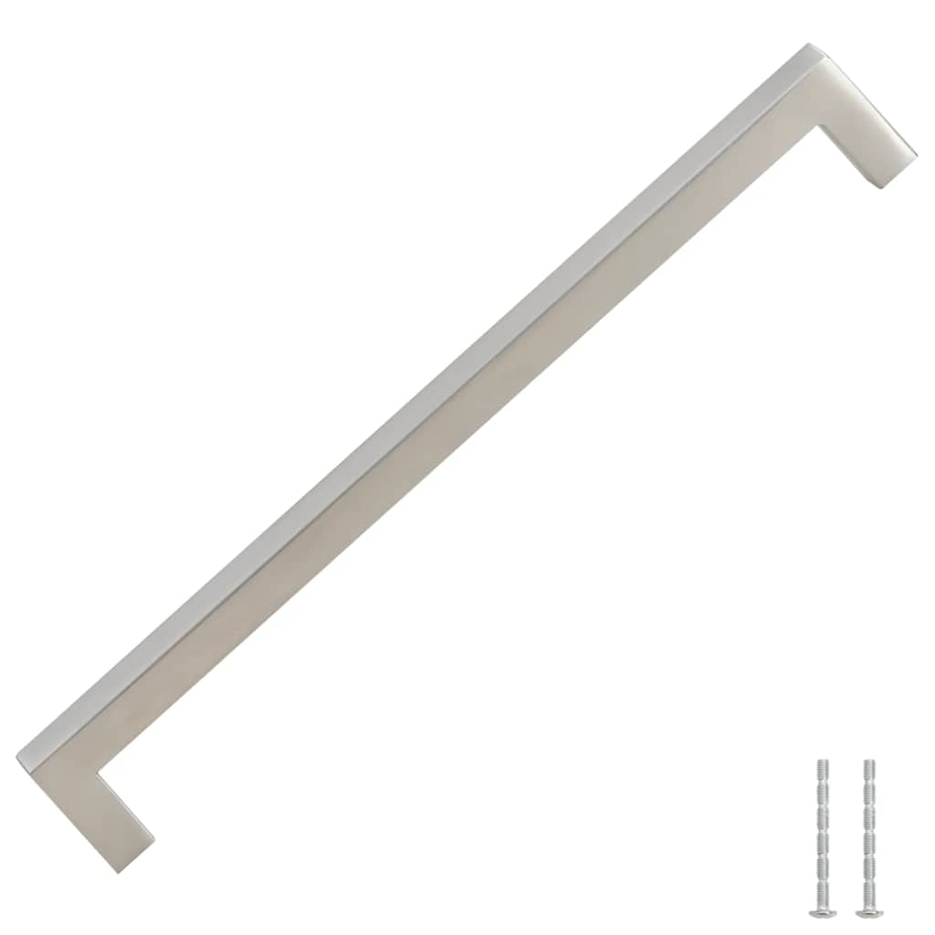 skabshåndtag 5 stk. 224 mm rustfrit stål sølvfarvet