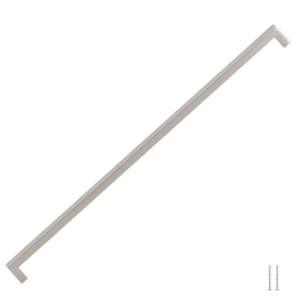 skabshåndtag 5 stk. 480 mm rustfrit stål sølvfarvet
