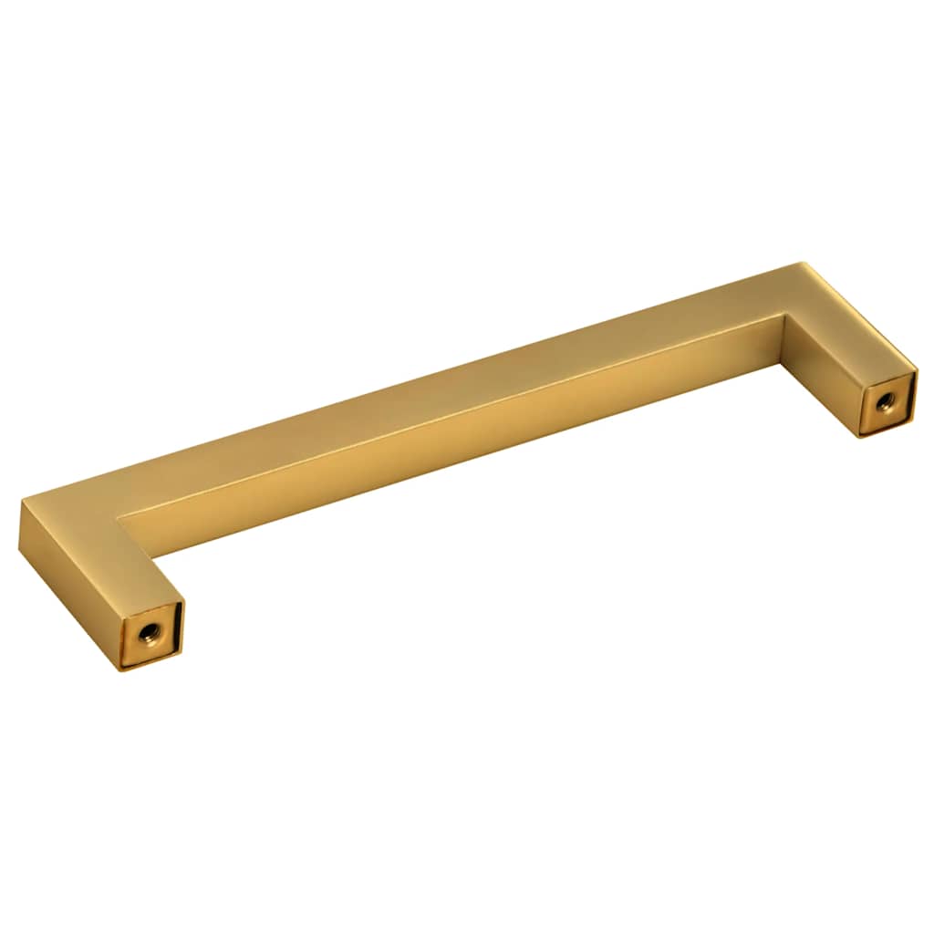skabshåndtag 10 stk. 128 mm rustfrit stål guldfarvet