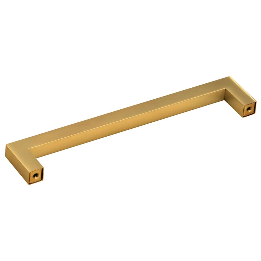 skabshåndtag 10 stk. 160 mm rustfrit stål guldfarvet