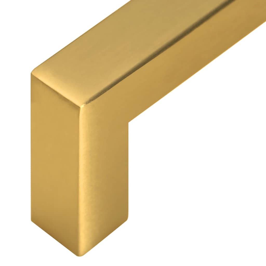 skabshåndtag 5 stk. 224 mm rustfrit stål guldfarvet