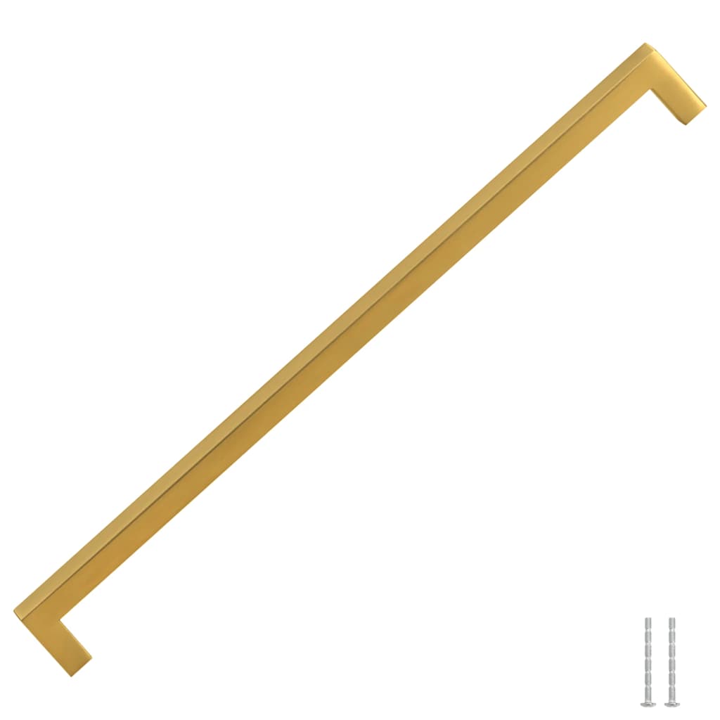 skabshåndtag 5 stk. 320 mm rustfrit stål guldfarvet