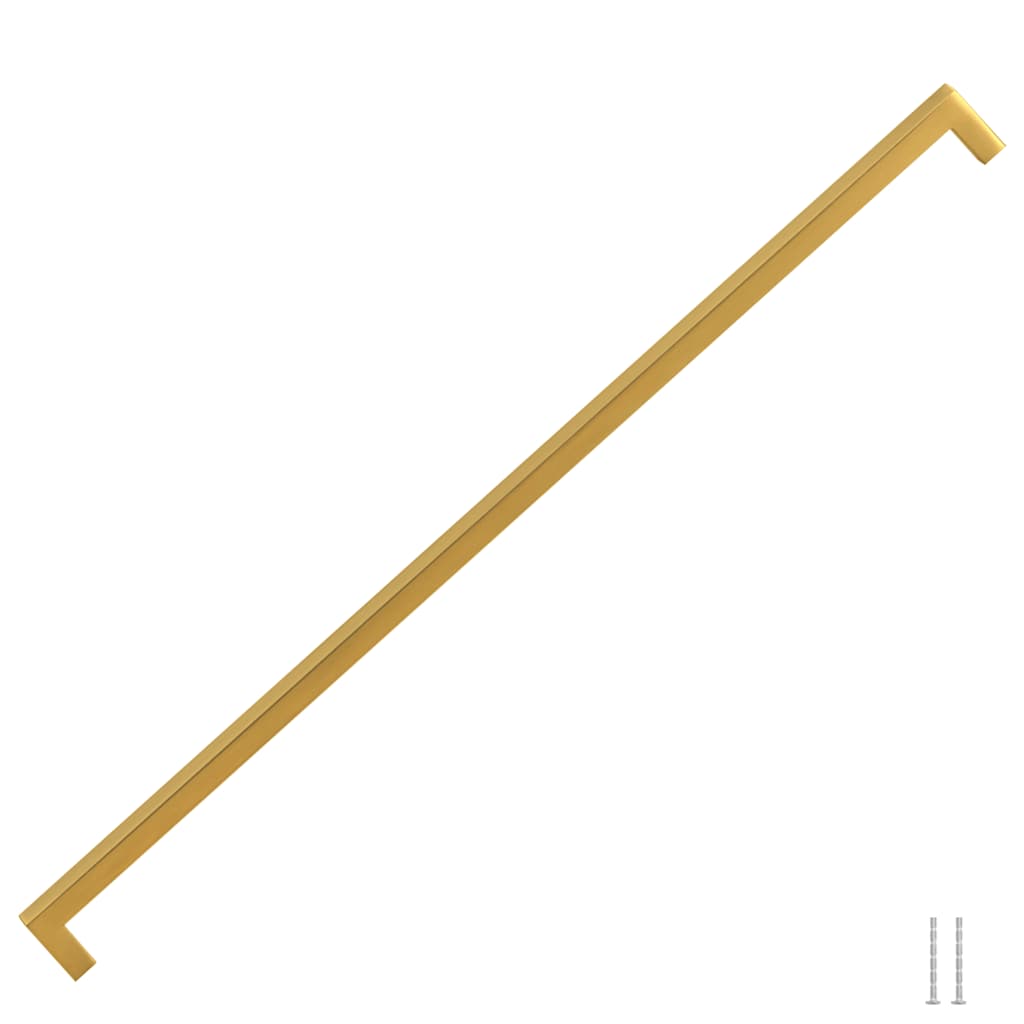 skabshåndtag 5 stk. 480 mm rustfrit stål guldfarvet