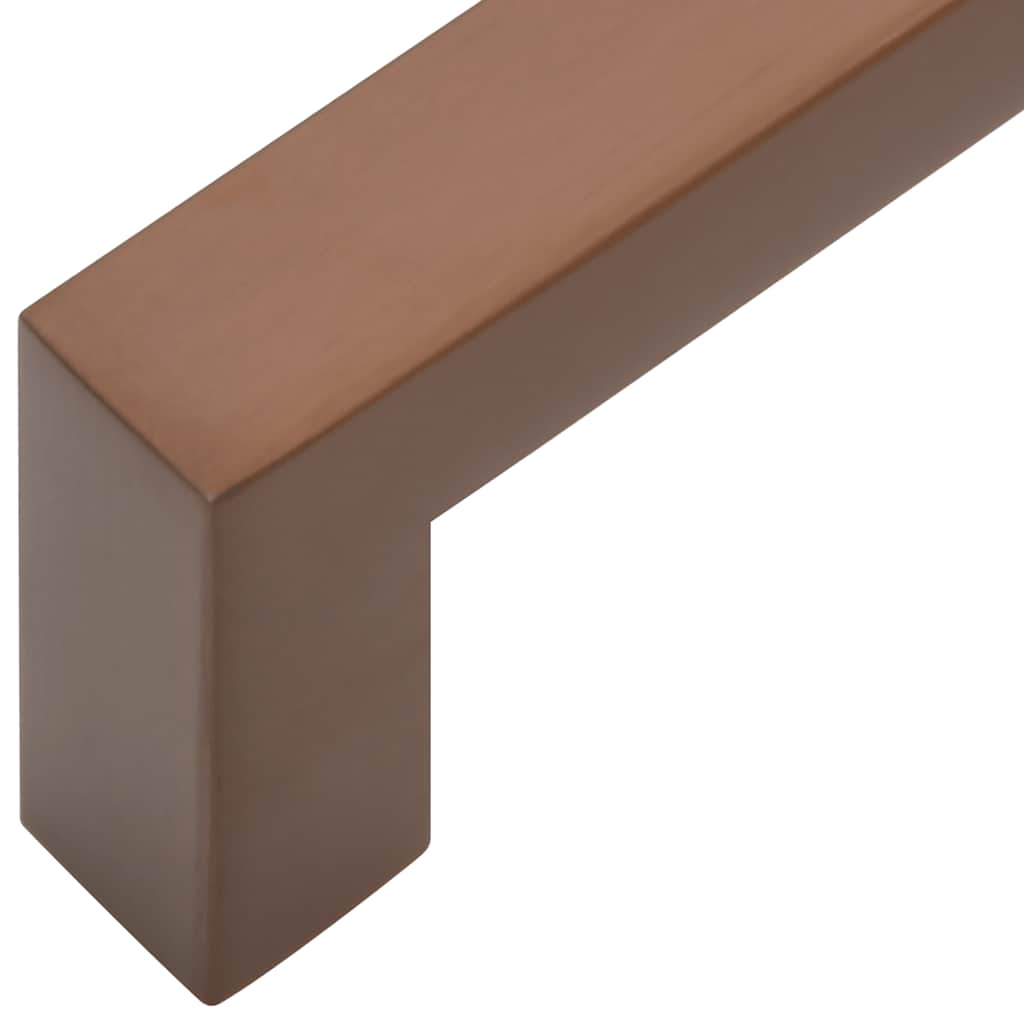skabshåndtag 10 stk. 64 mm rustfrit stål bronzefarvet