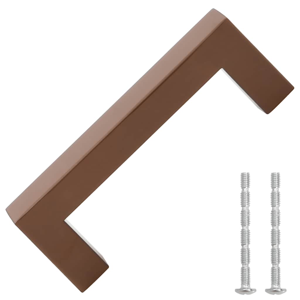 skabshåndtag 10 stk. 96 mm rustfrit stål bronzefarvet