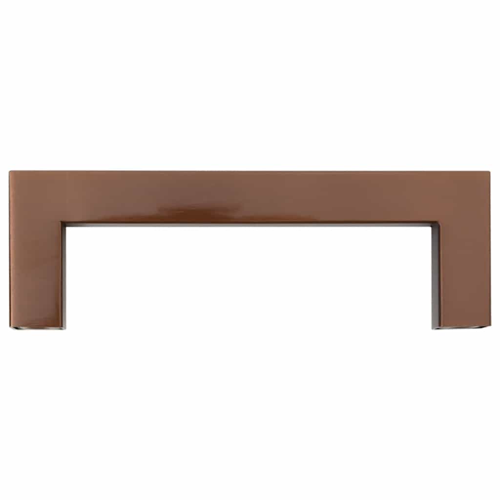 skabshåndtag 10 stk. 96 mm rustfrit stål bronzefarvet