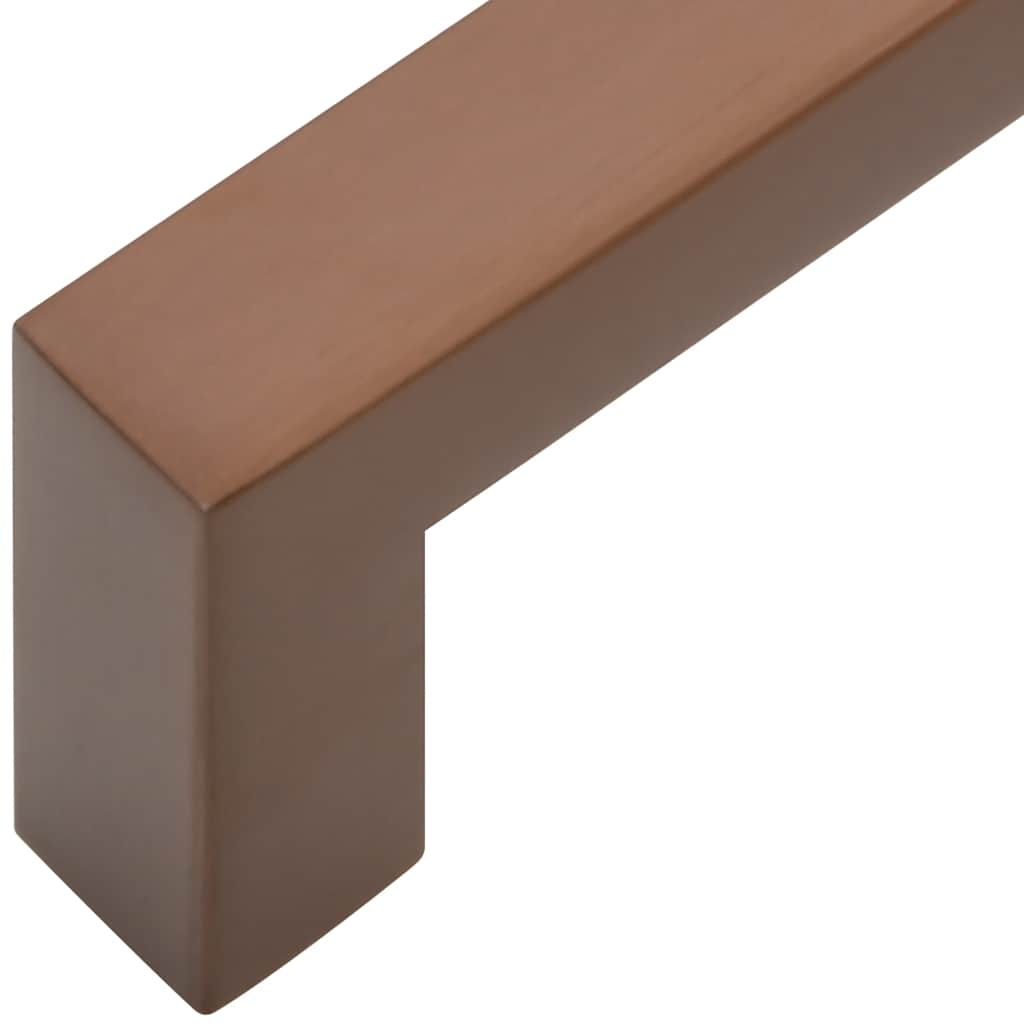 skabshåndtag 10 stk. 96 mm rustfrit stål bronzefarvet