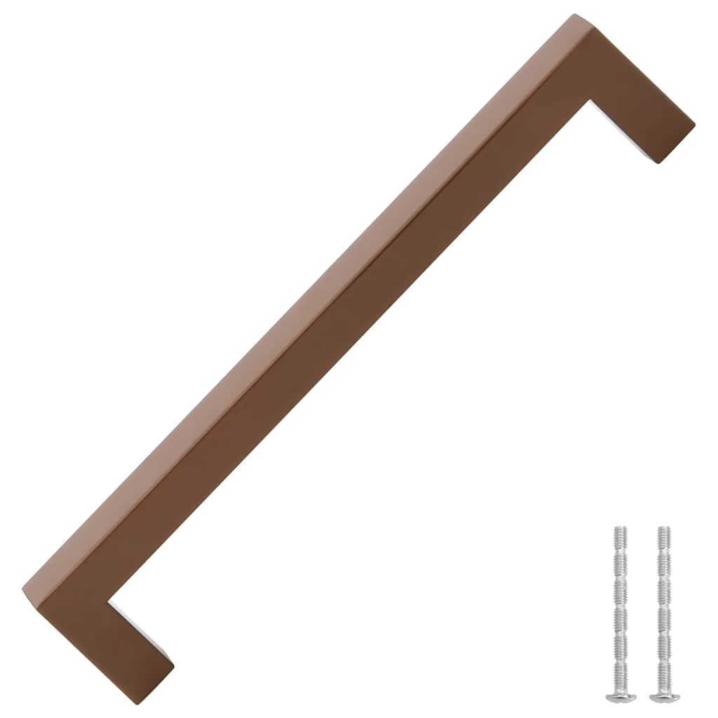 skabshåndtag 5 stk. 192 mm rustfrit stål bronzefarvet