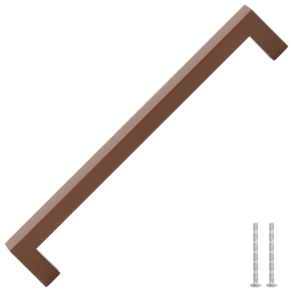 skabshåndtag 5 stk. 224 mm rustfrit stål bronzefarvet