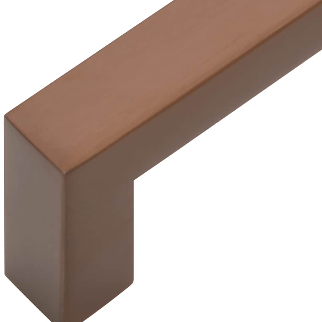 skabshåndtag 5 stk. 224 mm rustfrit stål bronzefarvet