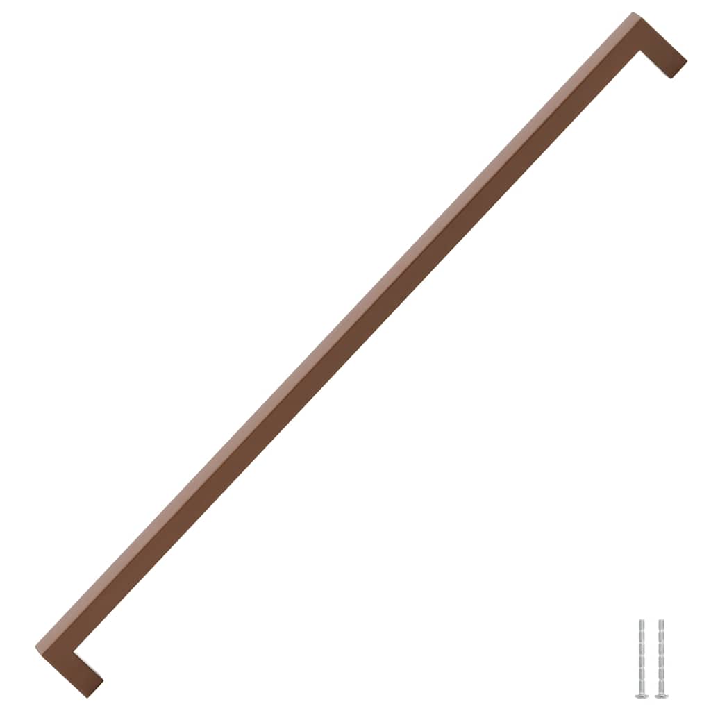 skabshåndtag 5 stk. 480 mm rustfrit stål bronzefarvet