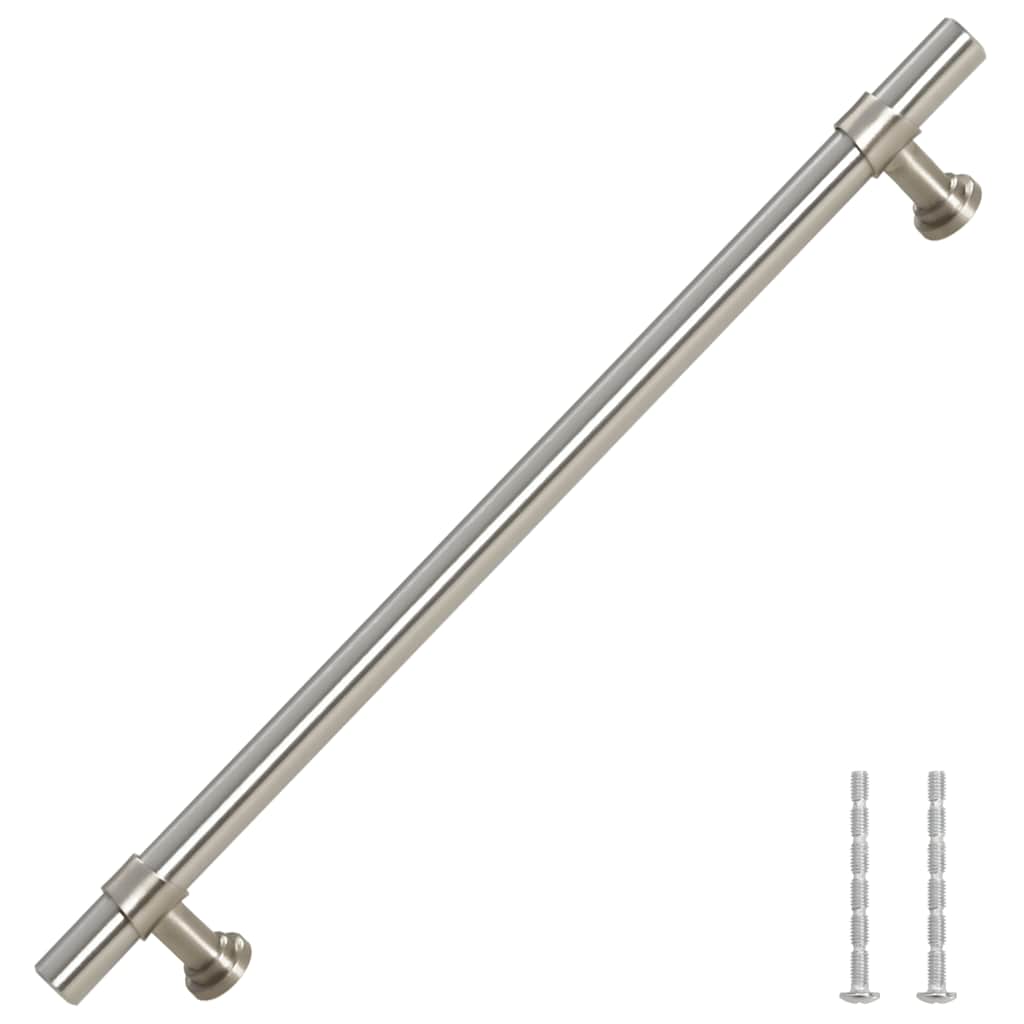 skabshåndtag 5 stk. 192 mm rustfrit stål sølvfarvet