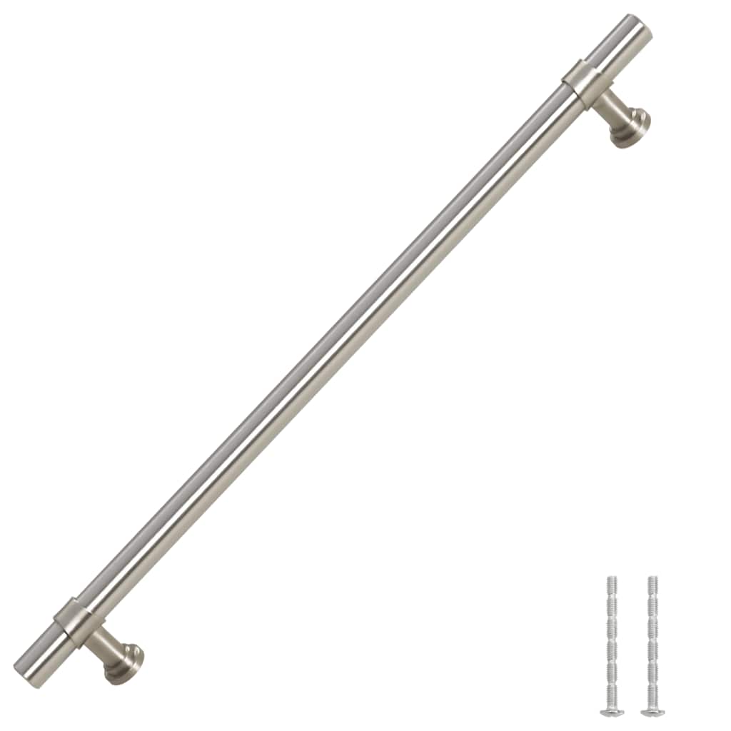 skabshåndtag 5 stk. 224 mm rustfrit stål sølvfarvet