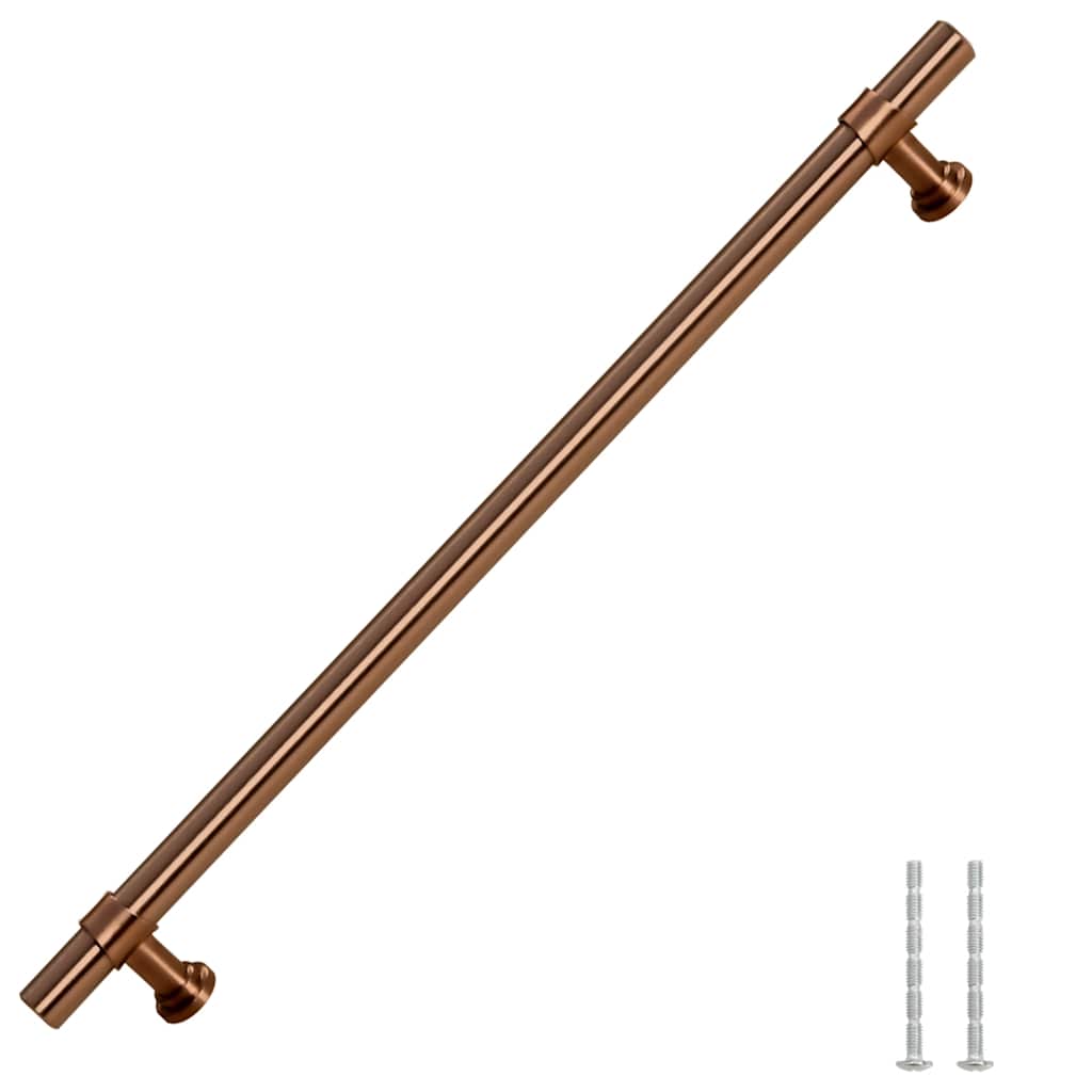 skabshåndtag 5 stk. 224 mm rustfrit stål bronzefarvet