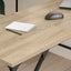 skrivebord 149x149x75 cm konstrueret træ sonoma-eg