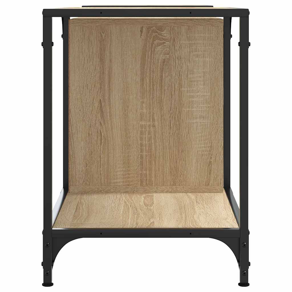 tv-bord 153x37x50 cm konstrueret træ sonoma-eg