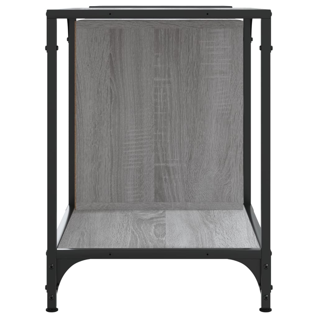 tv-bord 153x37x50 cm konstrueret træ grå sonoma-eg