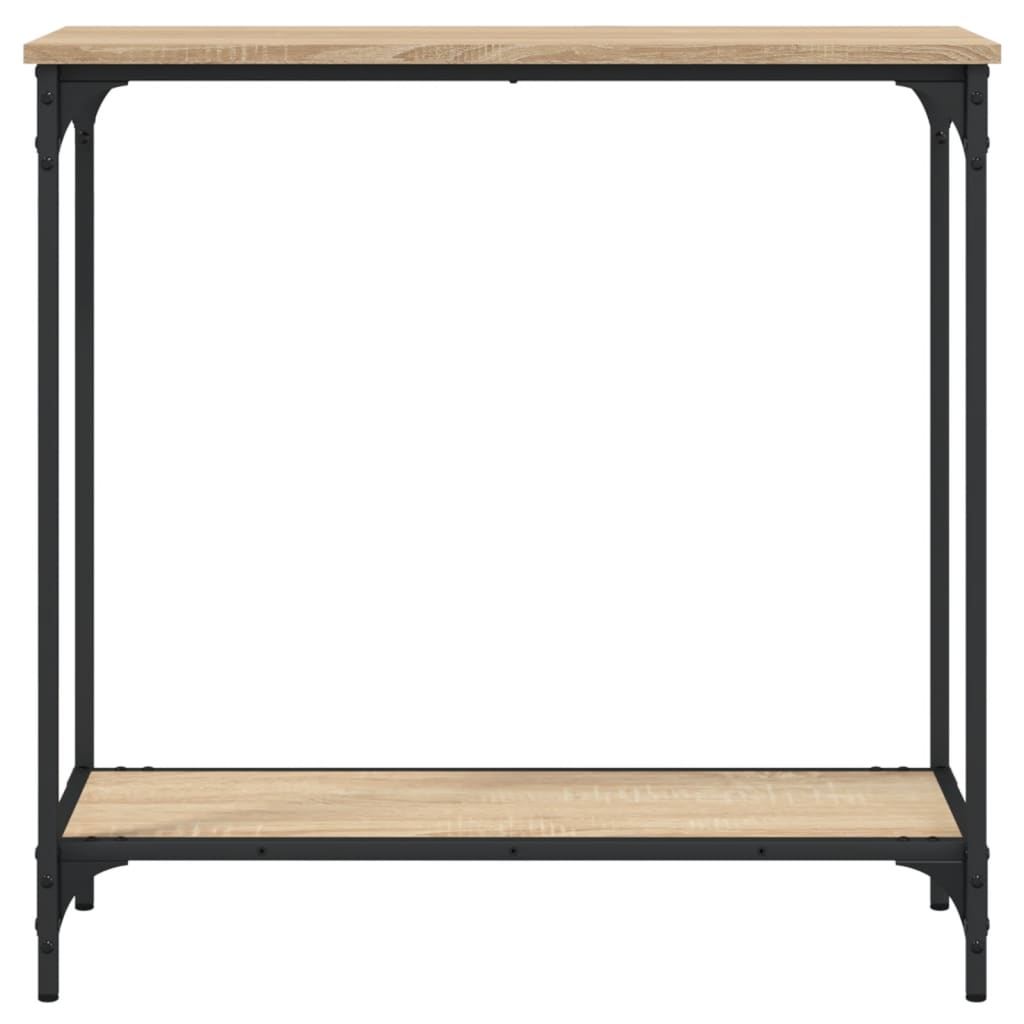 konsolbord Sonoma eg 75x30,5x75 cm konstrueret træ