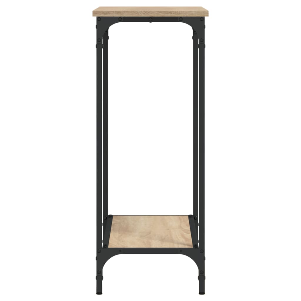 konsolbord Sonoma eg 75x30,5x75 cm konstrueret træ