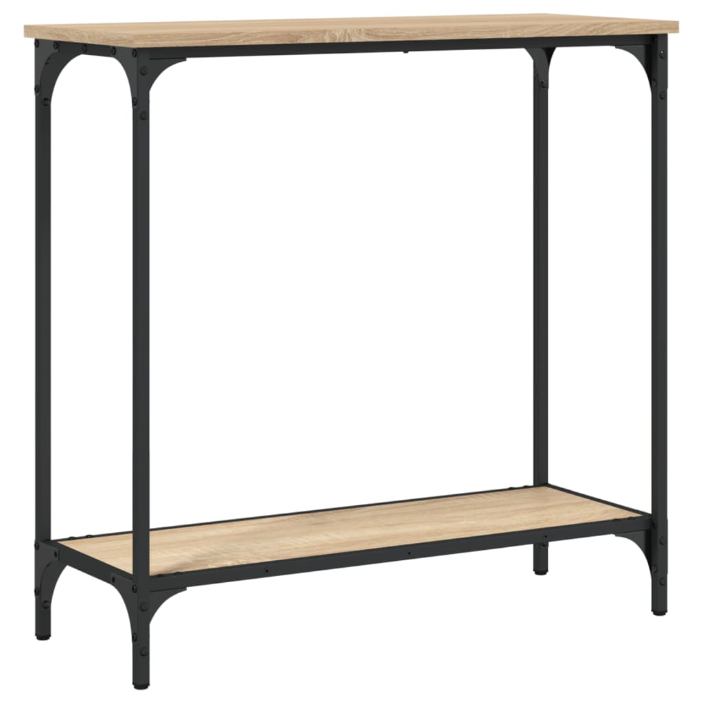 konsolbord Sonoma eg 75x30,5x75 cm konstrueret træ
