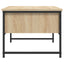 sofabord 101x49x39,5 cm konstrueret træ sonoma-eg