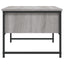 sofabord 101x49x39,5 cm konstrueret træ grå sonoma-eg