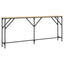 konsolbord 180x23x75 cm konstrueret træ sonoma-eg