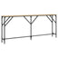 konsolbord 180x23x75 cm konstrueret træ sonoma-eg
