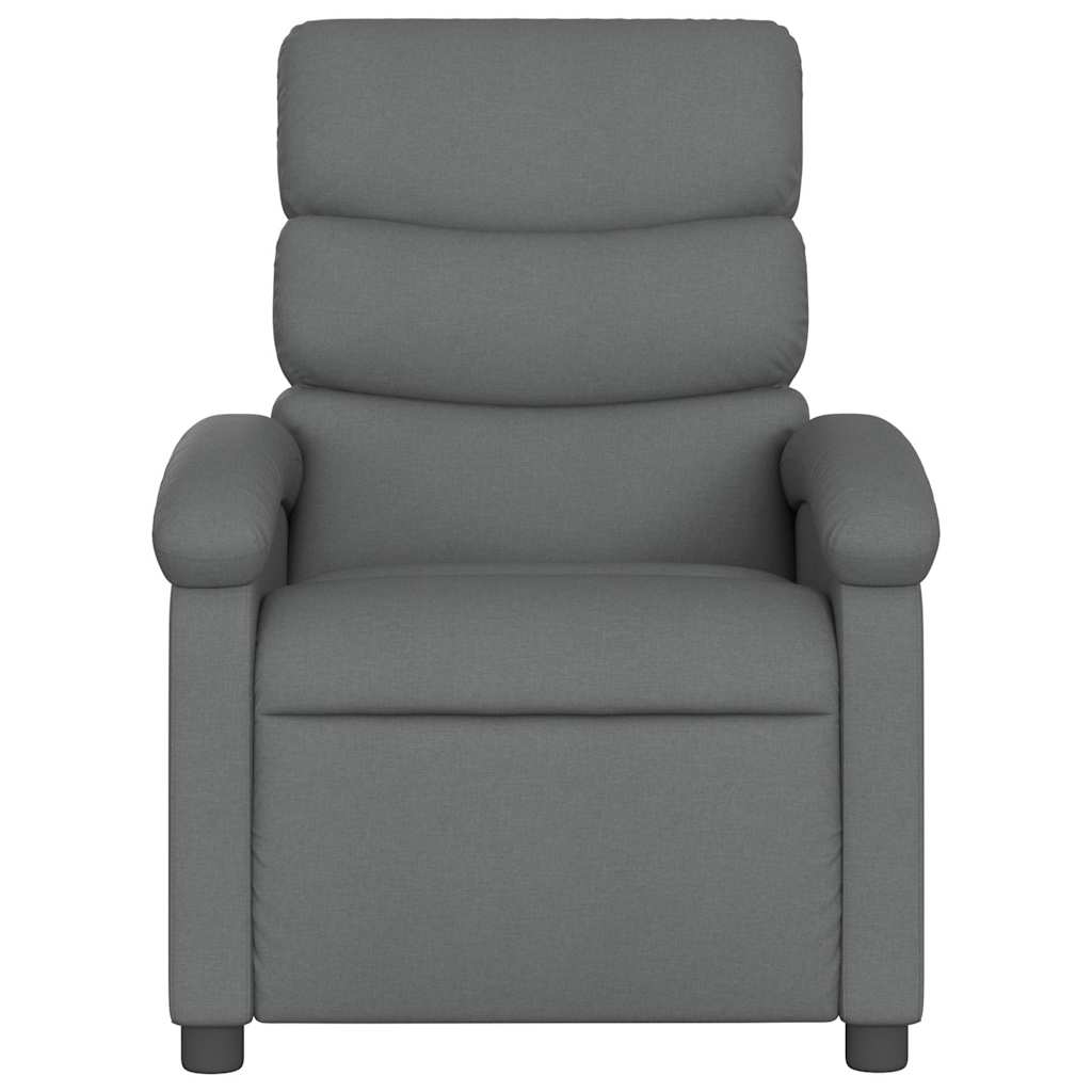 massagestol stof mørkegrå