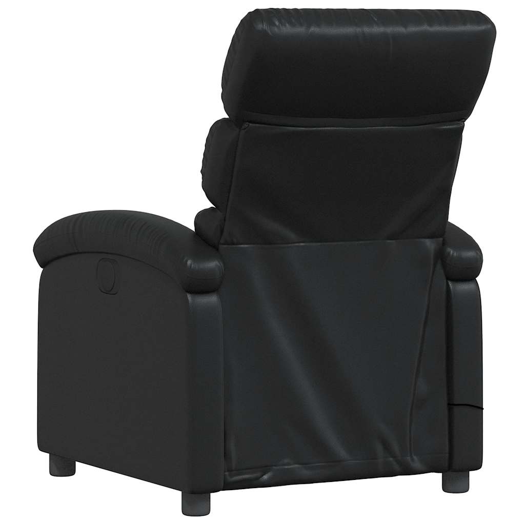 massagestol kunstlæder sort