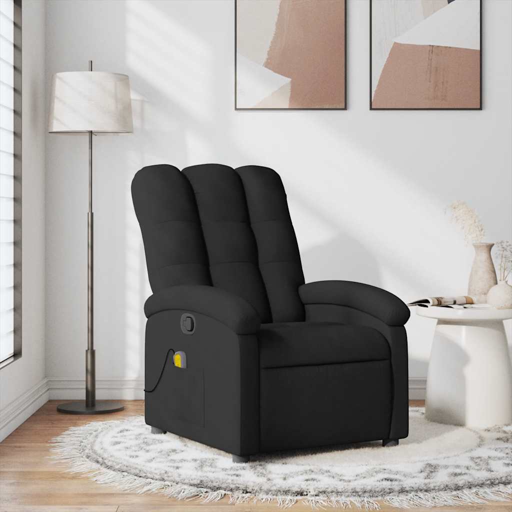 massagestol stof sort