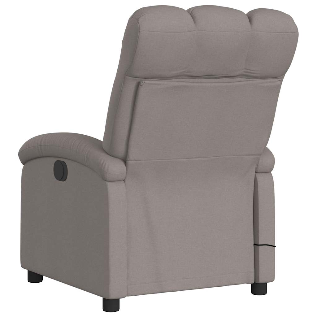 massagestol stof gråbrun