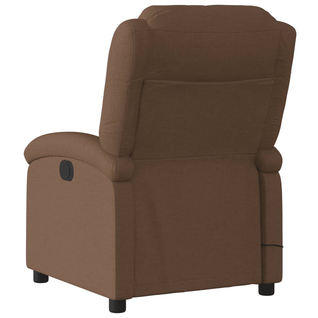massagestol stof brun