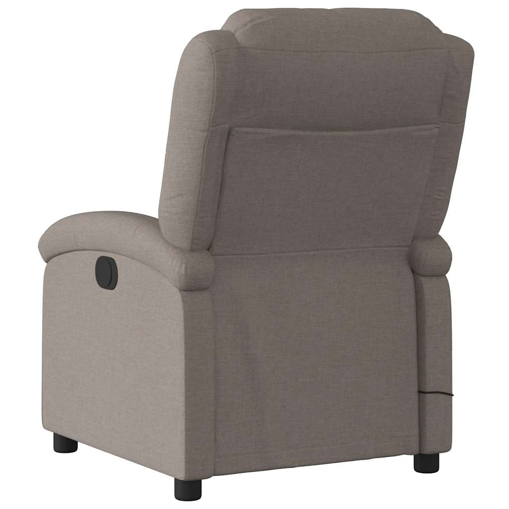 massagestol stof gråbrun
