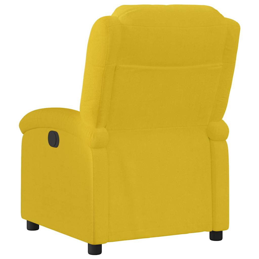 lænestol velour gul