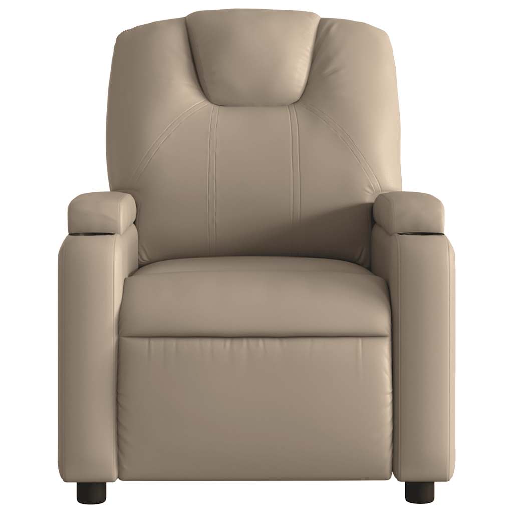 massagestol kunstlæder cappuccino