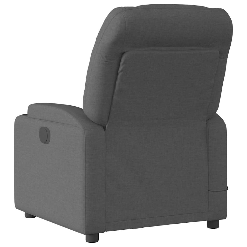 massagestol stof mørkegrå