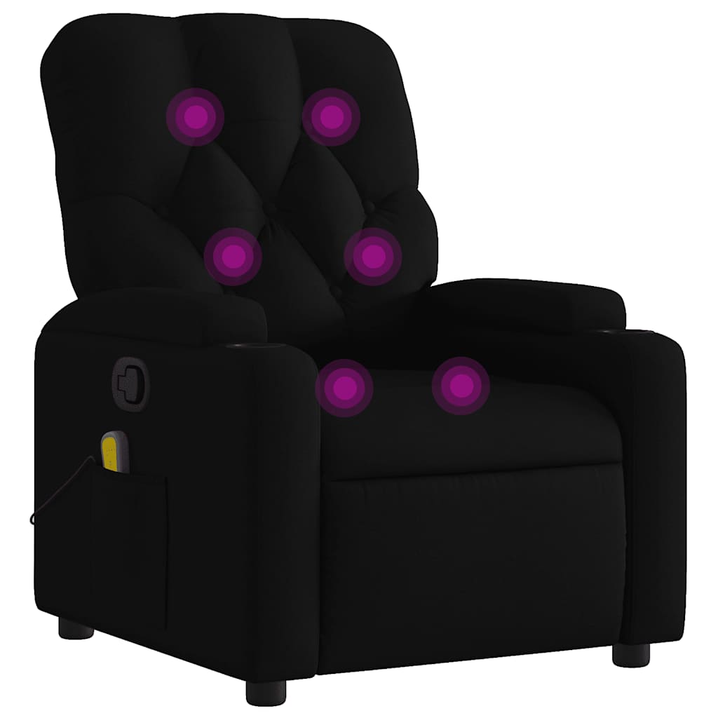 massagestol stof sort