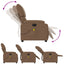 massagestol stof brun