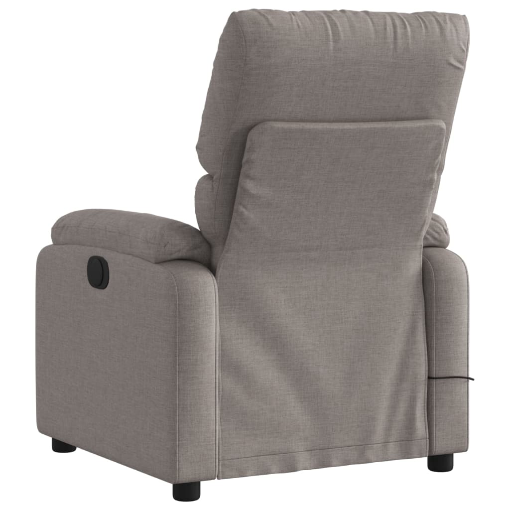massagestol stof gråbrun