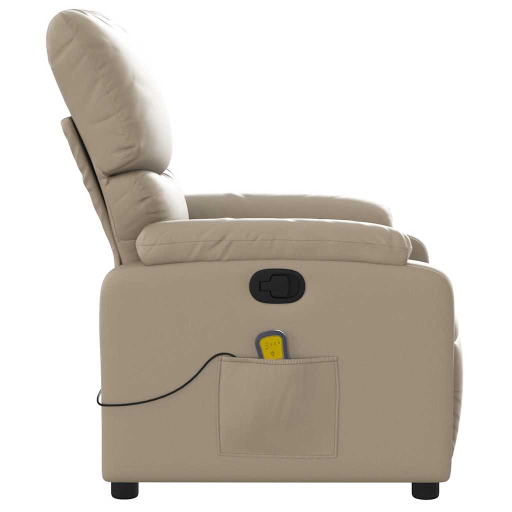 massagestol kunstlæder cappuccino
