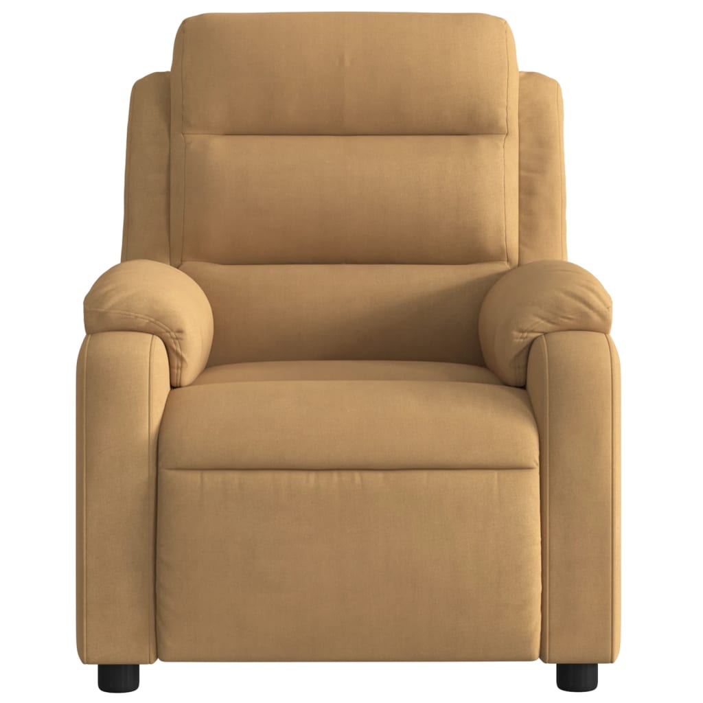 lænestol velour brun