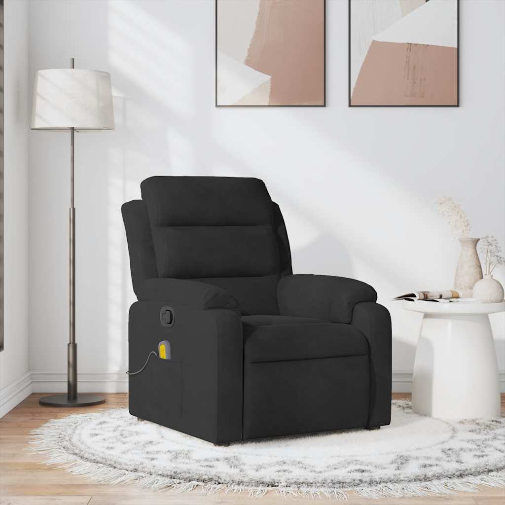 massagestol velour sort
