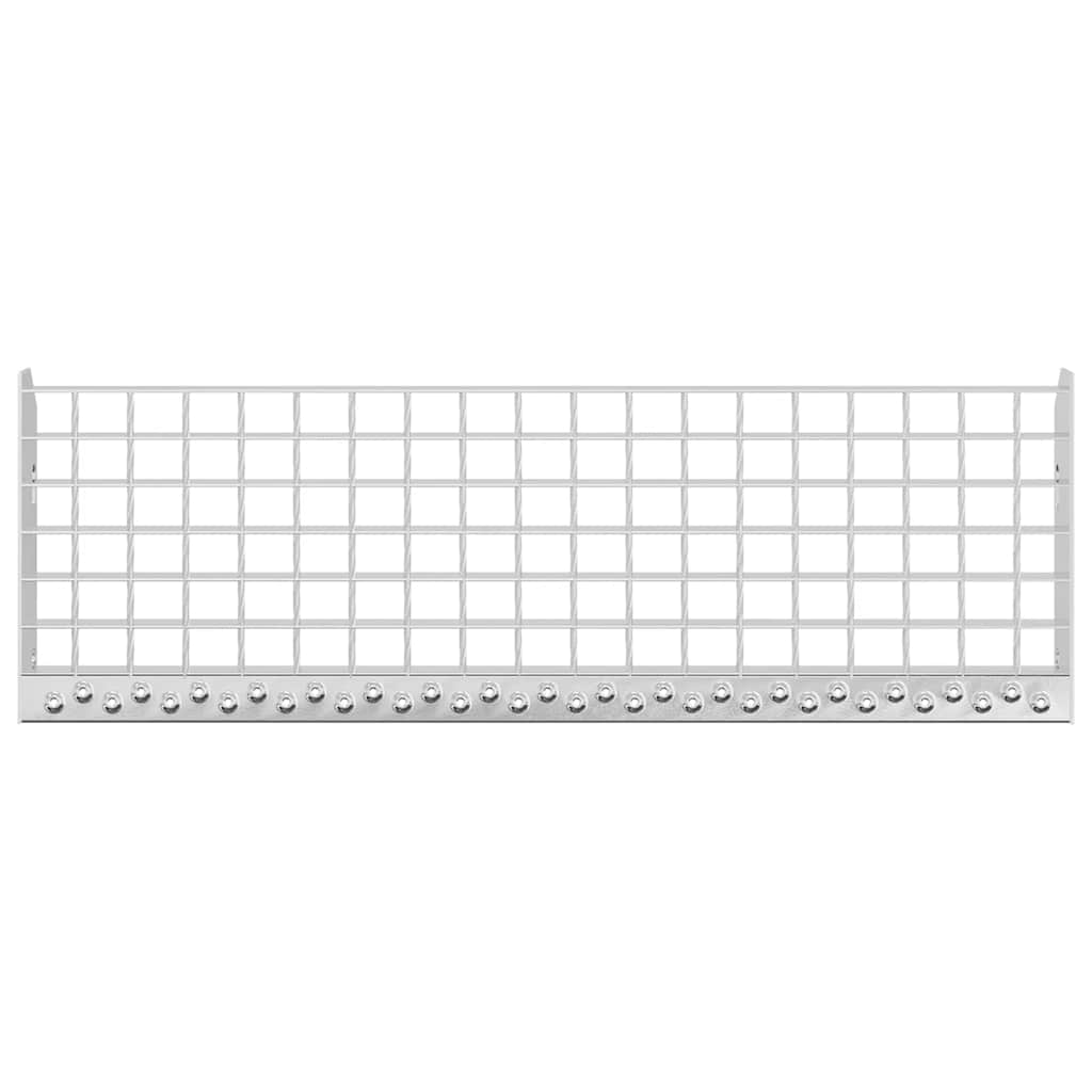 trappetrin 70x24x7 cm trinrist galvaniseret stål
