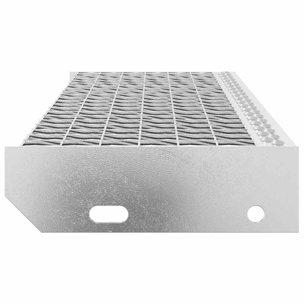 trappetrin 80x24x7 cm trinrist galvaniseret stål