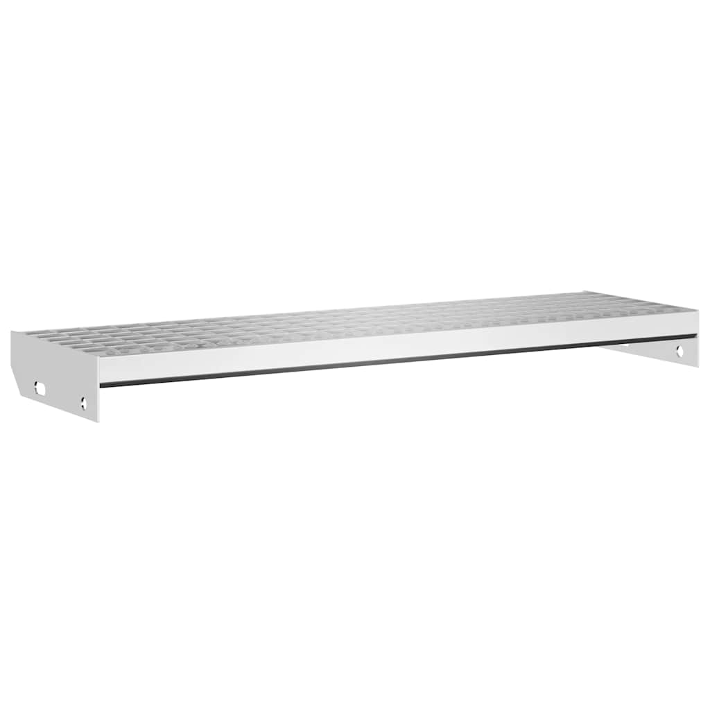 trappetrin 80x24x7 cm trinrist galvaniseret stål