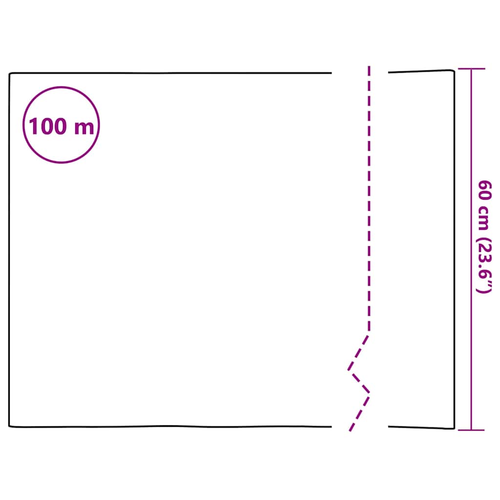 vinduesfolie stribet PVC matteret